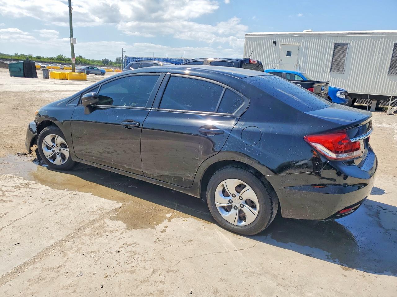 2015 Honda Civic Lx Black vin: 19XFB2F56FE283863