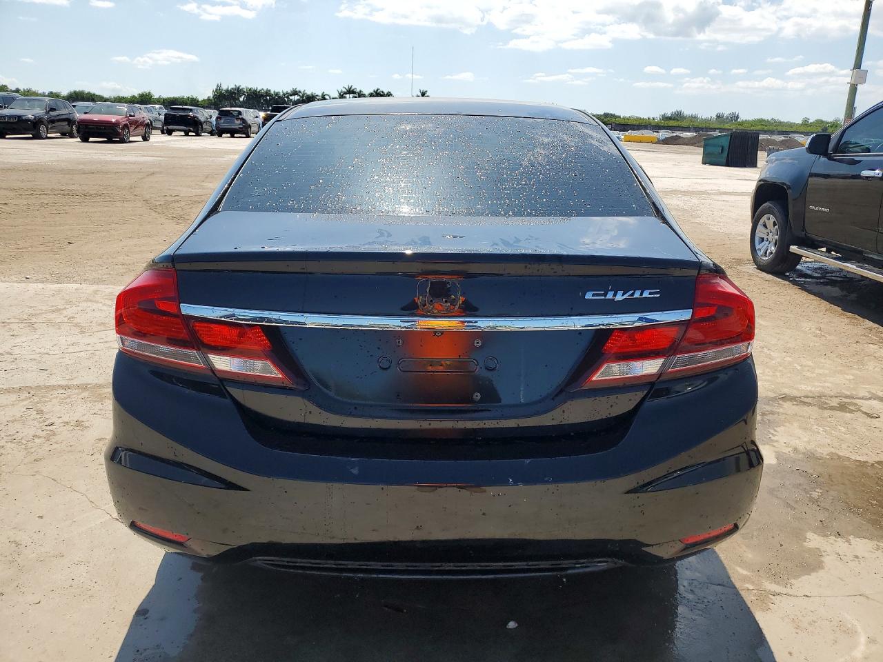 2015 Honda Civic Lx Black vin: 19XFB2F56FE283863