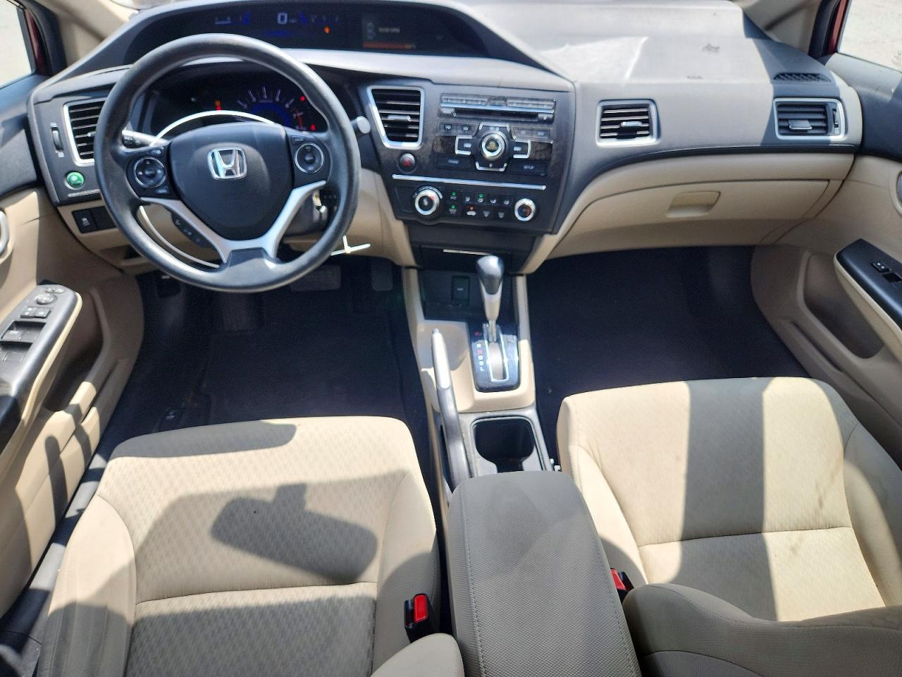 2015 Honda Civic Lx Burgundy vin: 19XFB2F56FE290702