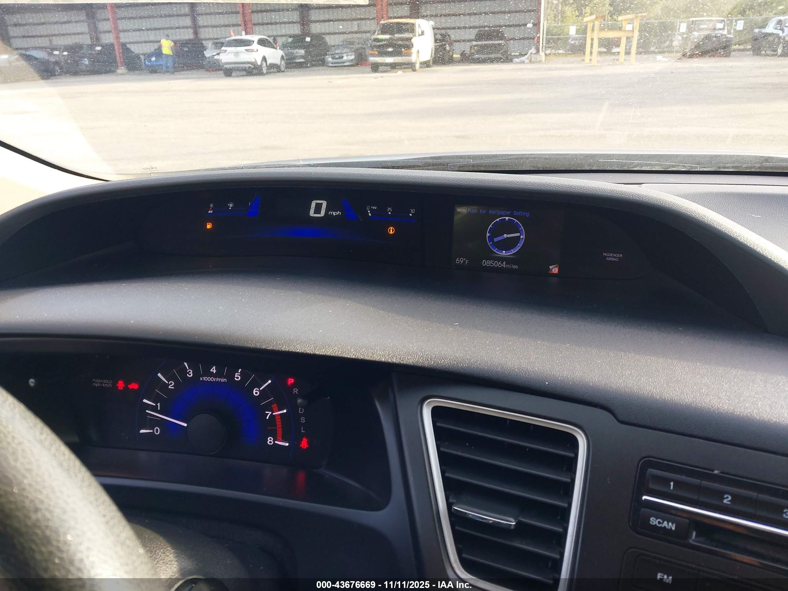 2015 Honda Civic Lx Gray vin: 19XFB2F56FE705923