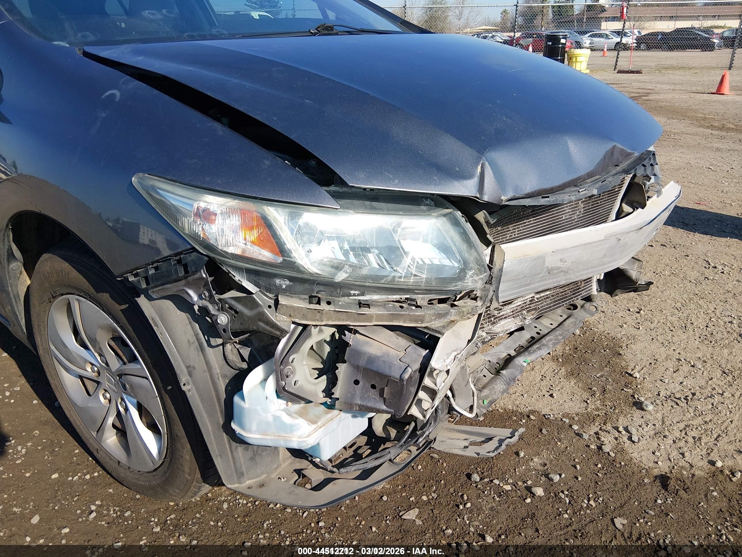 2015 Honda Civic Lx Gray vin: 19XFB2F56FE707588