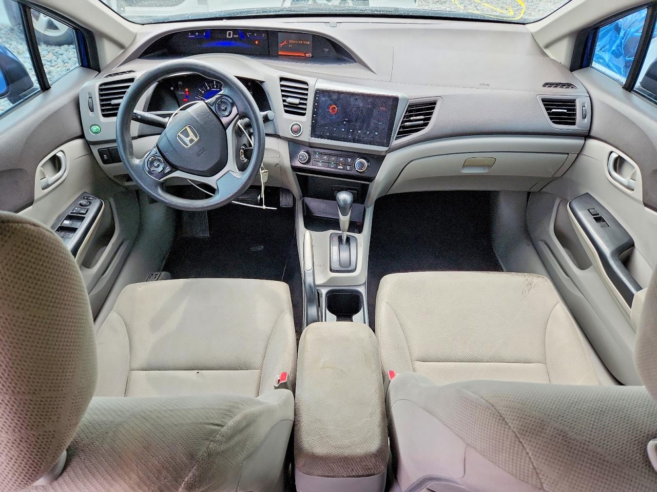 2012 Honda Civic Lx Blue vin: 19XFB2F57CE005162