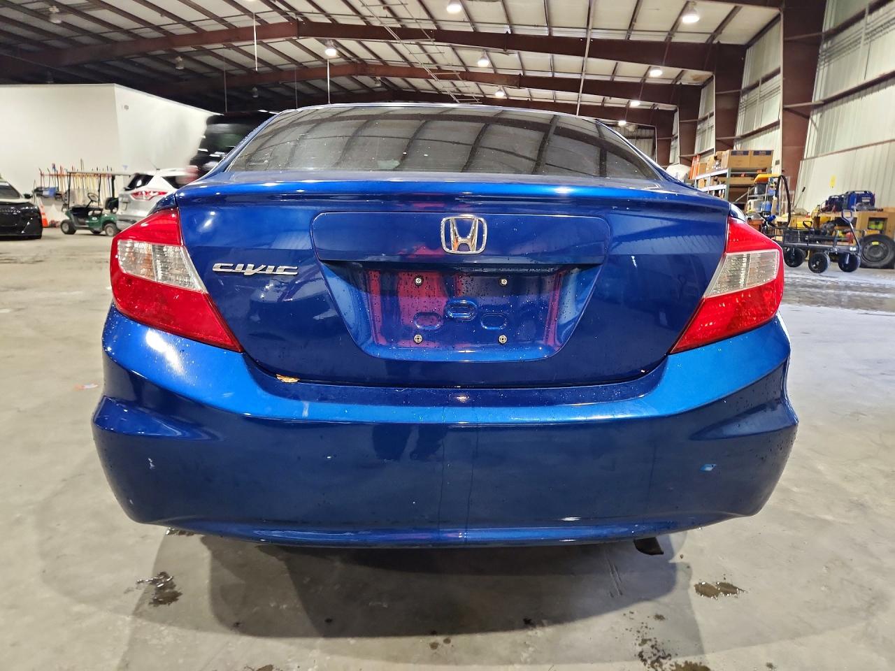 2012 Honda Civic Lx Blue vin: 19XFB2F57CE005162