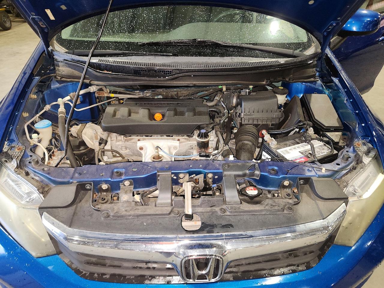 2012 Honda Civic Lx Blue vin: 19XFB2F57CE005162