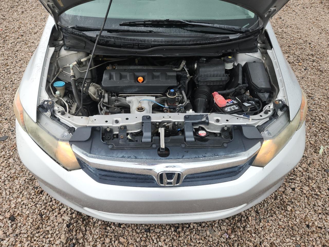 2012 Honda Civic Lx Silver vin: 19XFB2F57CE014413