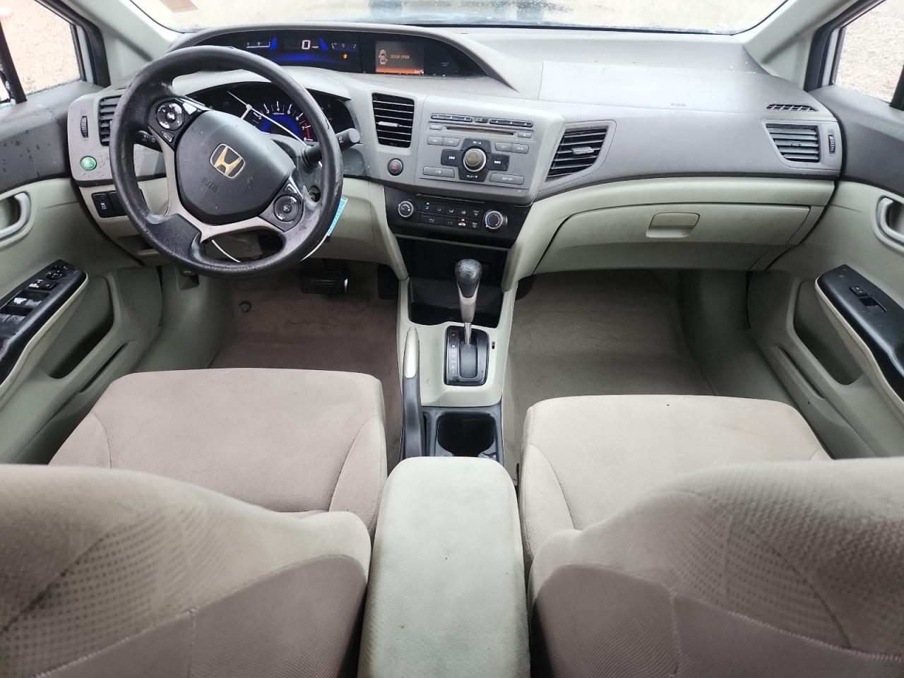2012 Honda Civic Lx Silver vin: 19XFB2F57CE014413
