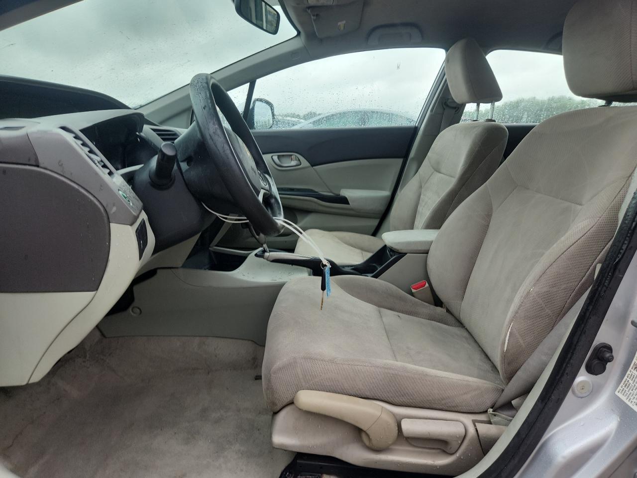 2012 Honda Civic Lx Silver vin: 19XFB2F57CE014413