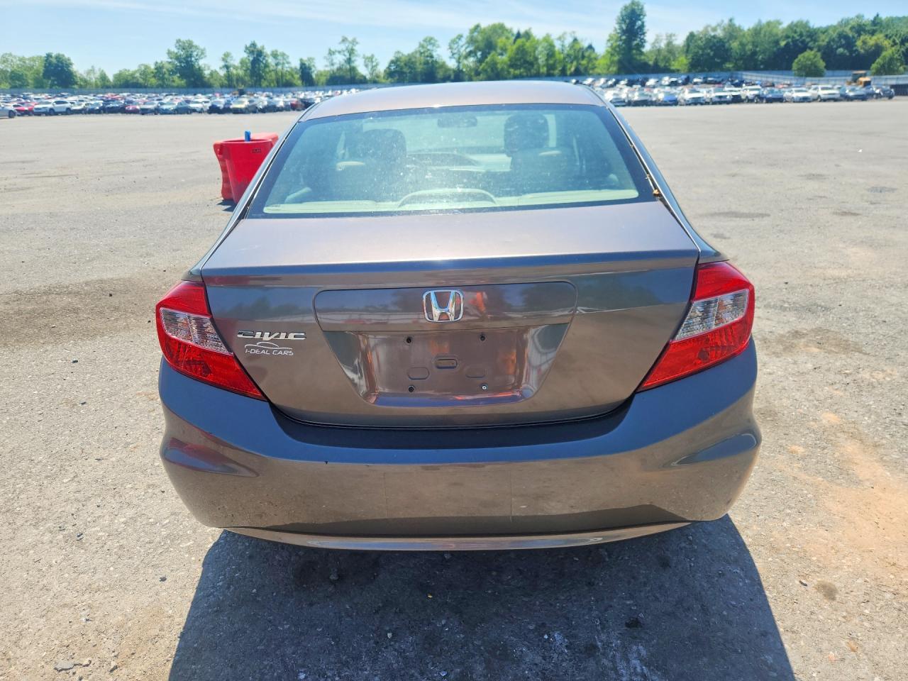 2012 Honda Civic Lx Tan vin: 19XFB2F57CE021300