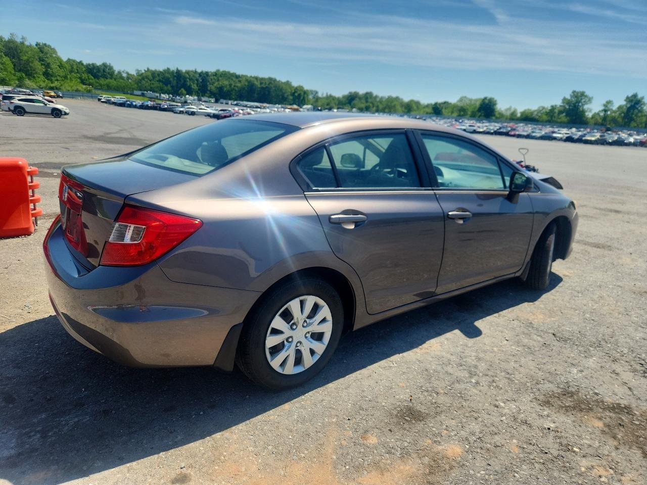 2012 Honda Civic Lx Tan vin: 19XFB2F57CE021300