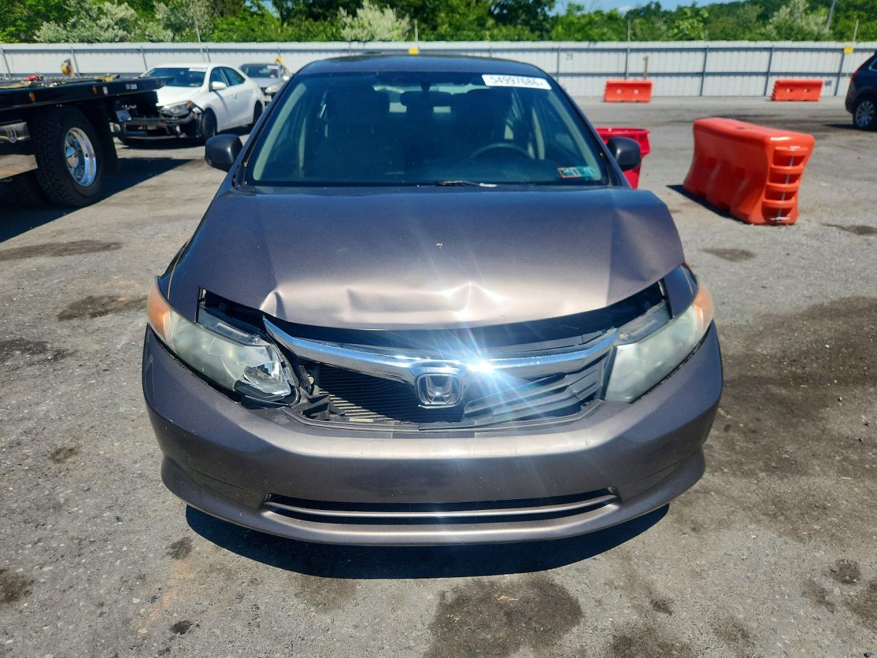 2012 Honda Civic Lx Tan vin: 19XFB2F57CE021300