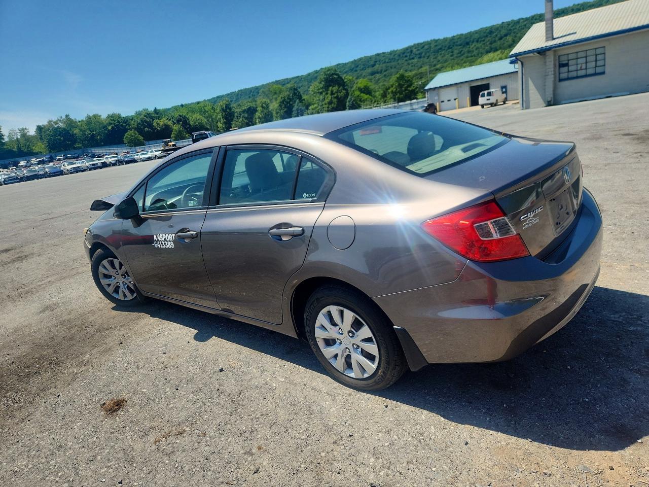 2012 Honda Civic Lx Tan vin: 19XFB2F57CE021300