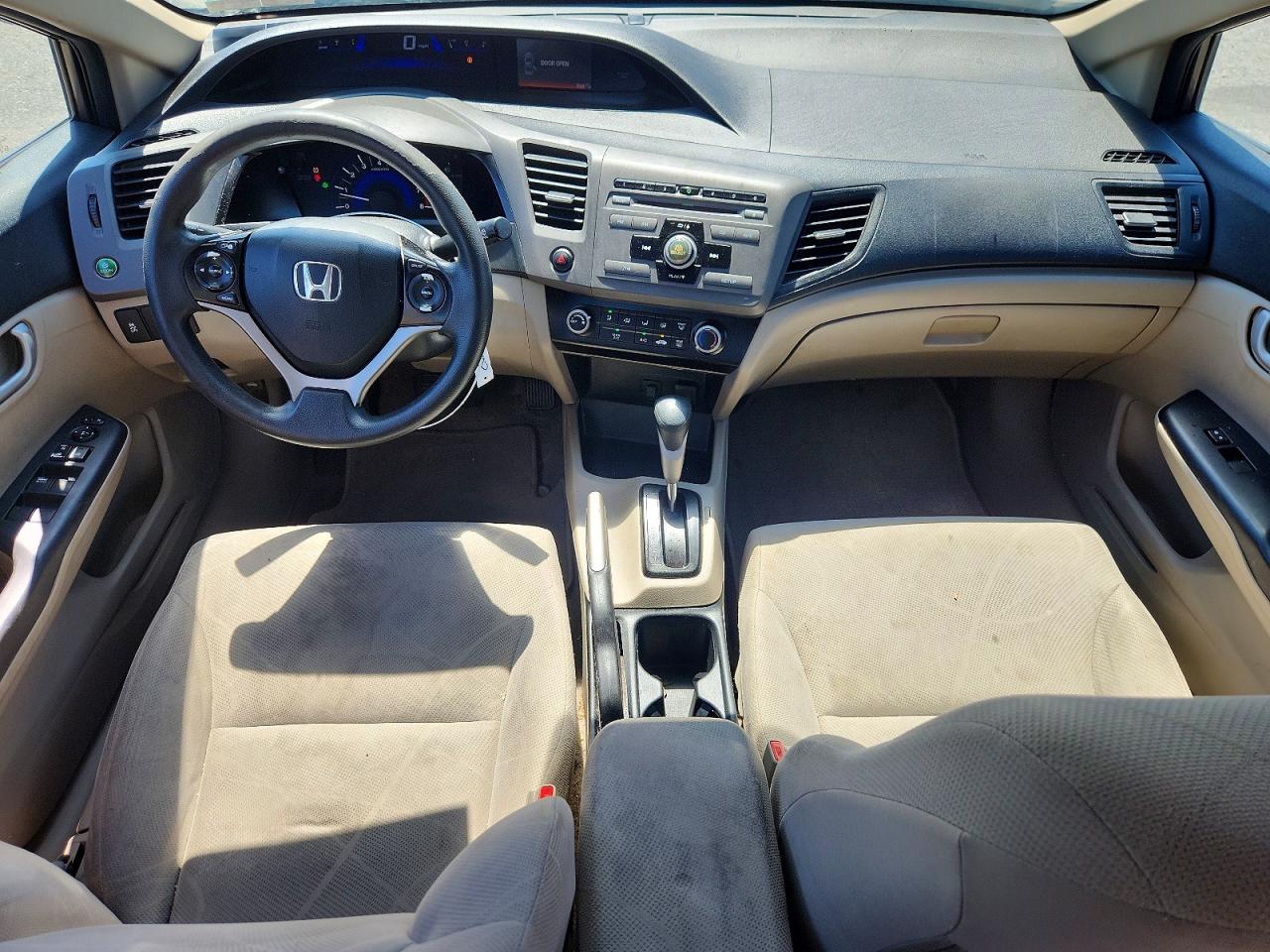 2012 Honda Civic Lx Tan vin: 19XFB2F57CE021300