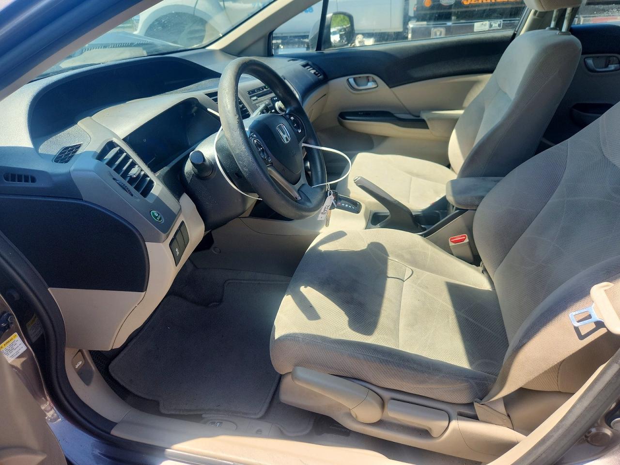2012 Honda Civic Lx Tan vin: 19XFB2F57CE021300