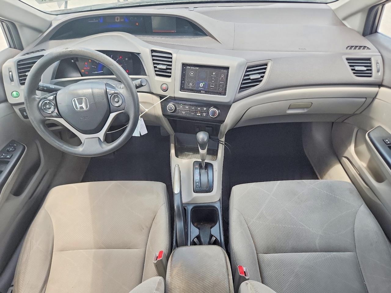 2012 Honda Civic Lx Gray vin: 19XFB2F57CE021779