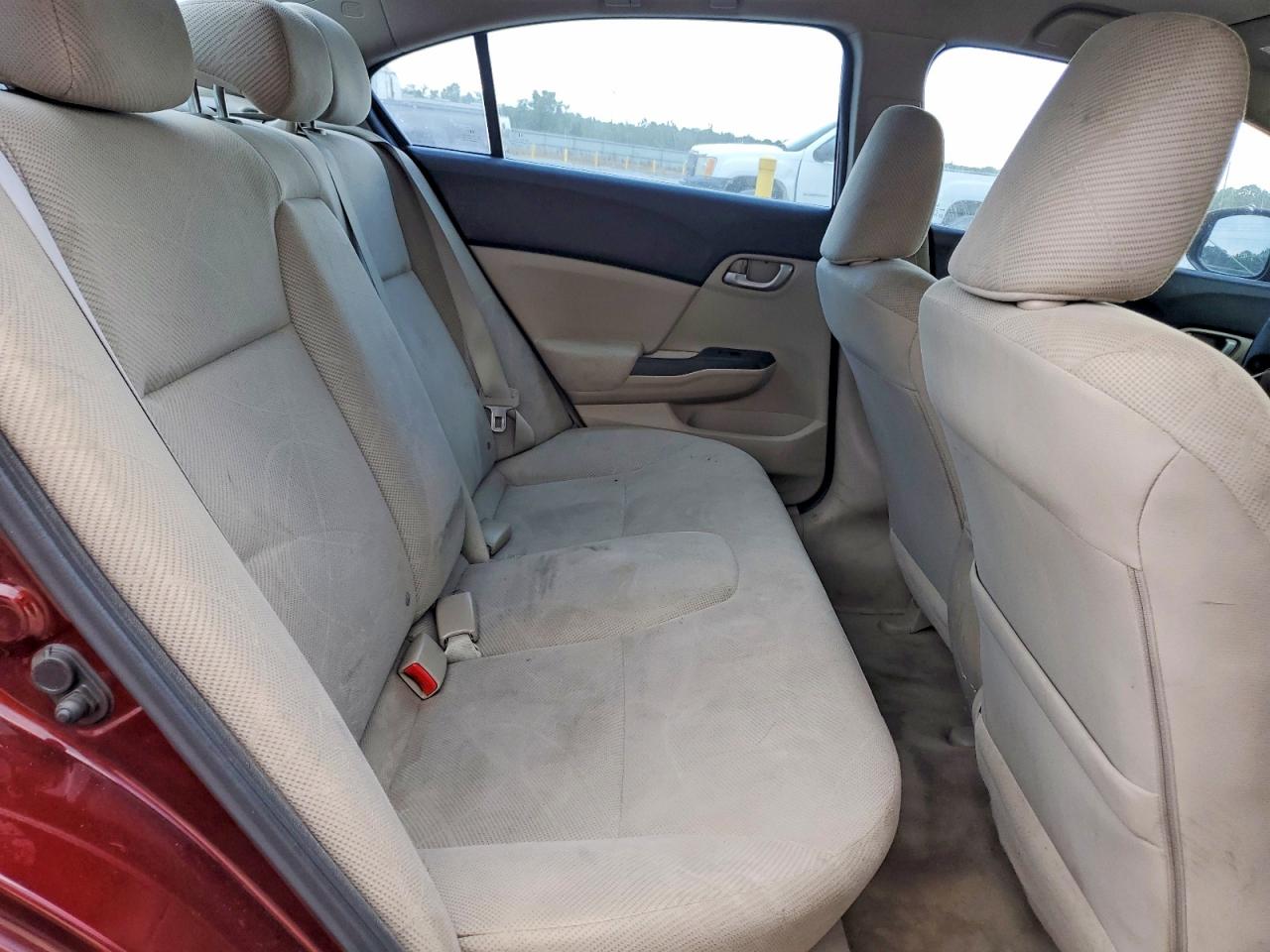 2012 Honda Civic Lx Red vin: 19XFB2F57CE027551