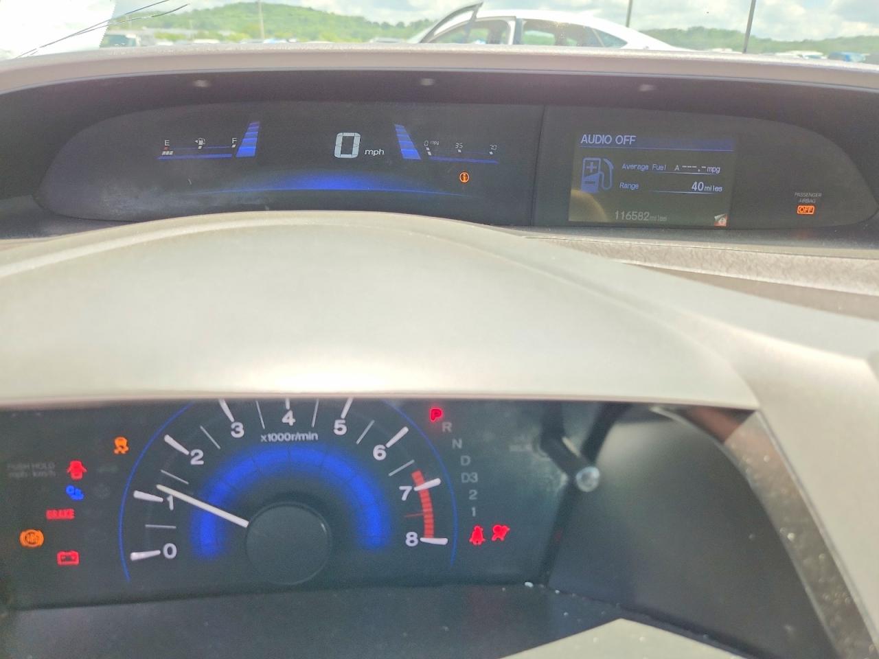 2012 Honda Civic Lx Gray vin: 19XFB2F57CE062557