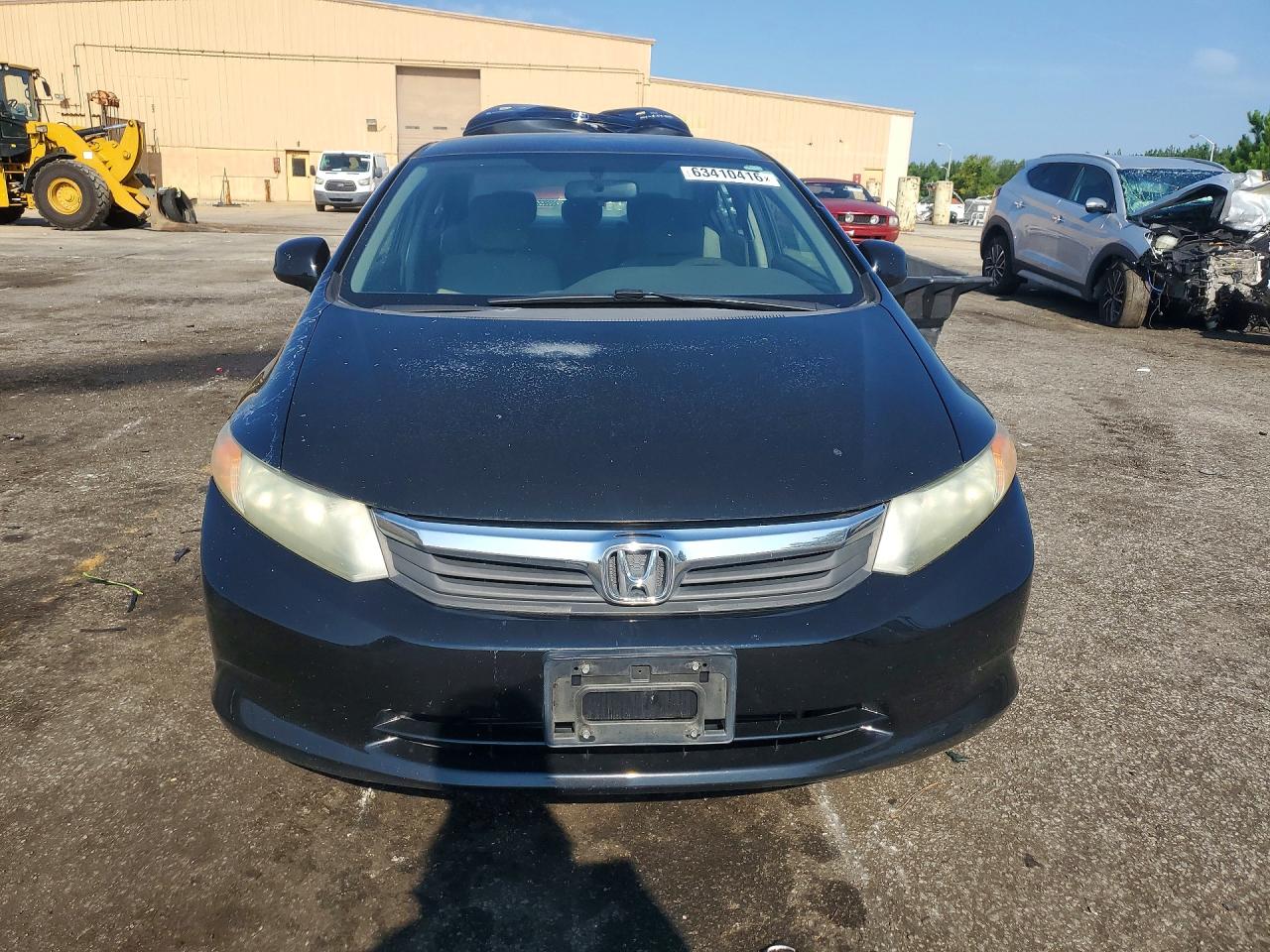 2012 Honda Civic Lx Black vin: 19XFB2F57CE081013