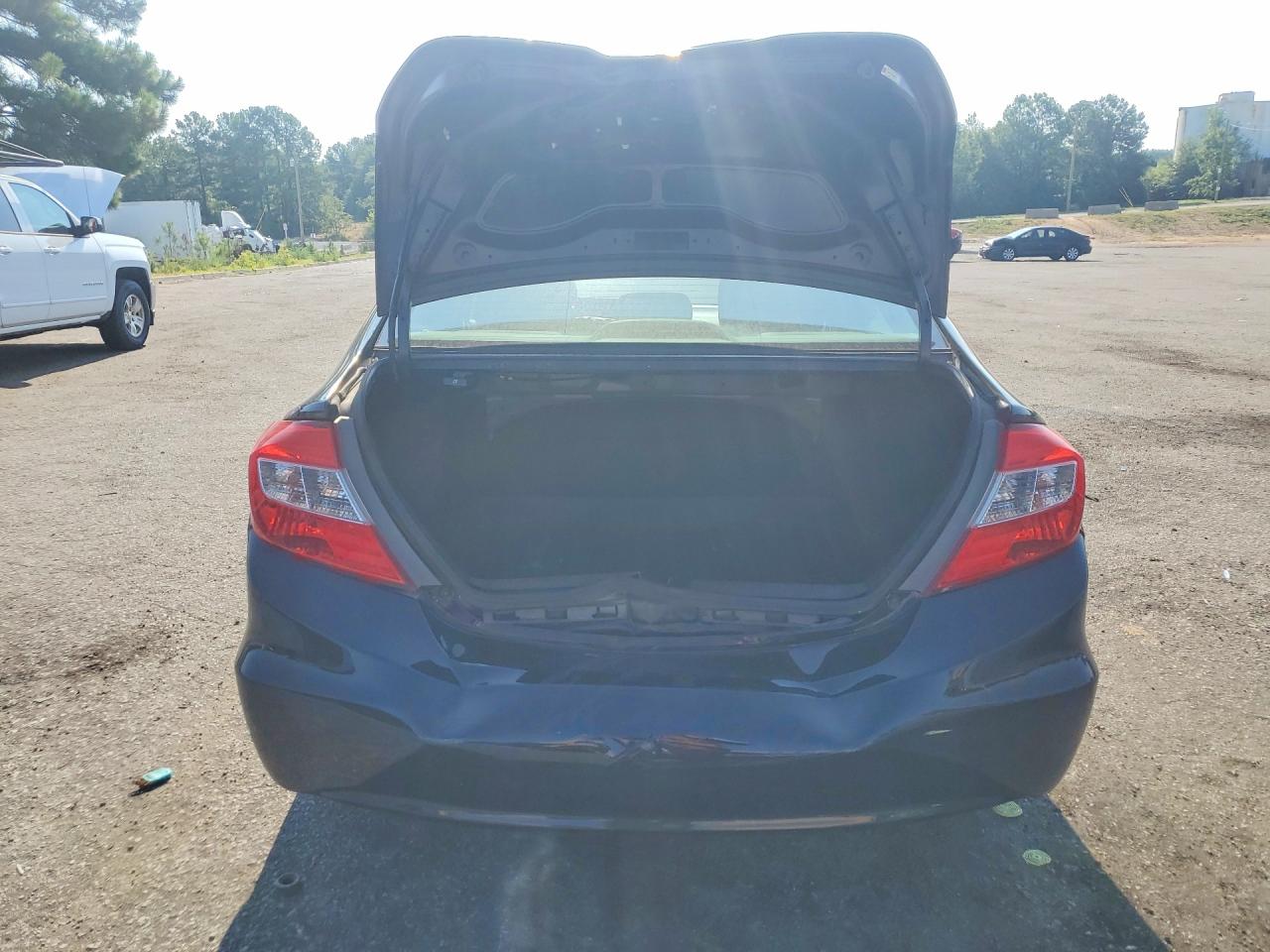 2012 Honda Civic Lx Black vin: 19XFB2F57CE081013
