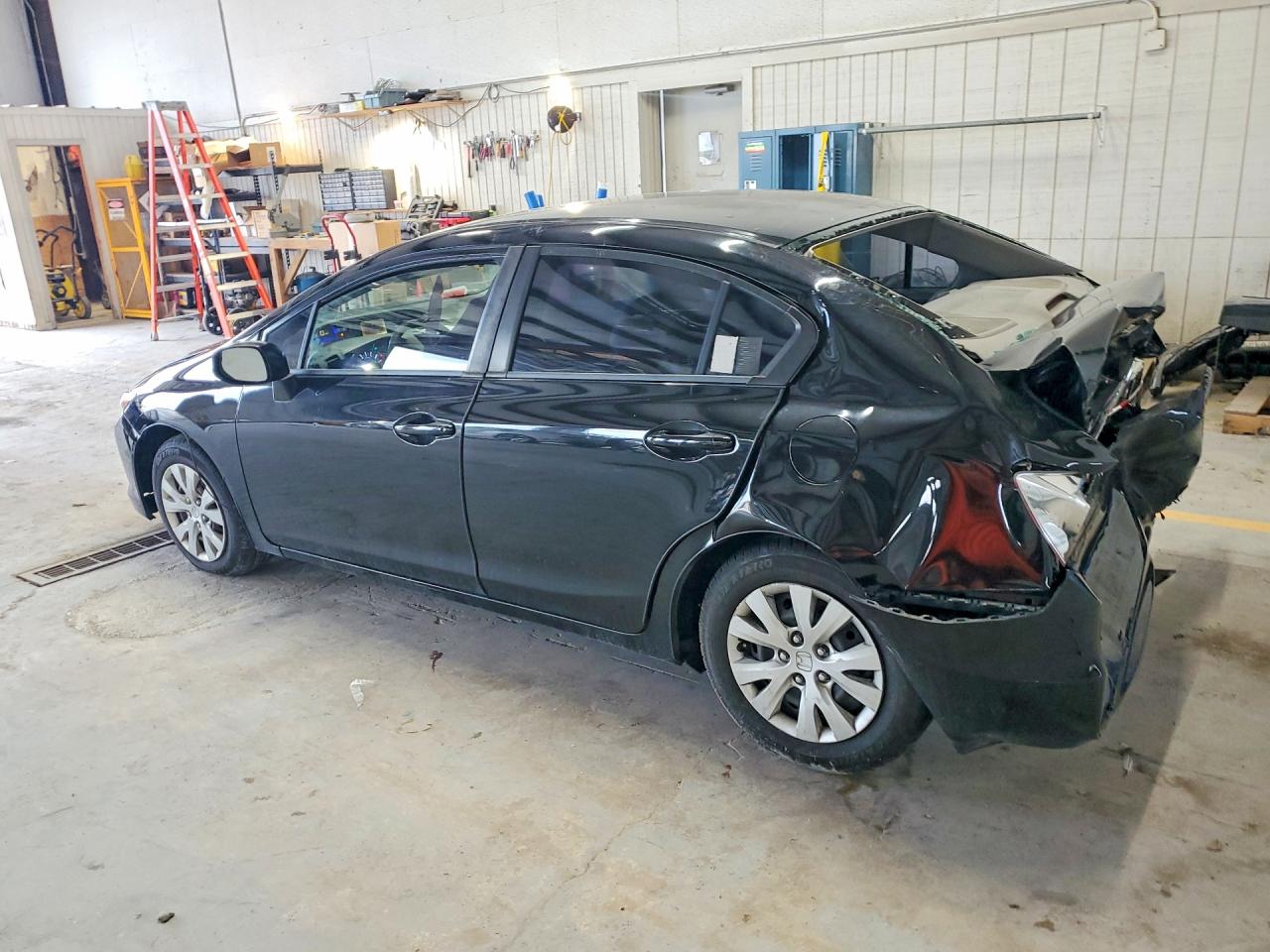 2012 Honda Civic Lx Black vin: 19XFB2F57CE083067