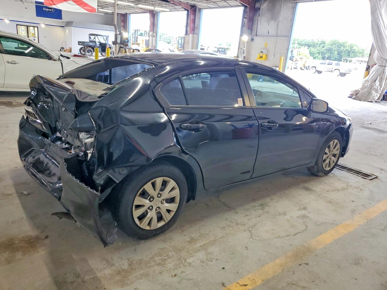 2012 Honda Civic Lx Black vin: 19XFB2F57CE083067