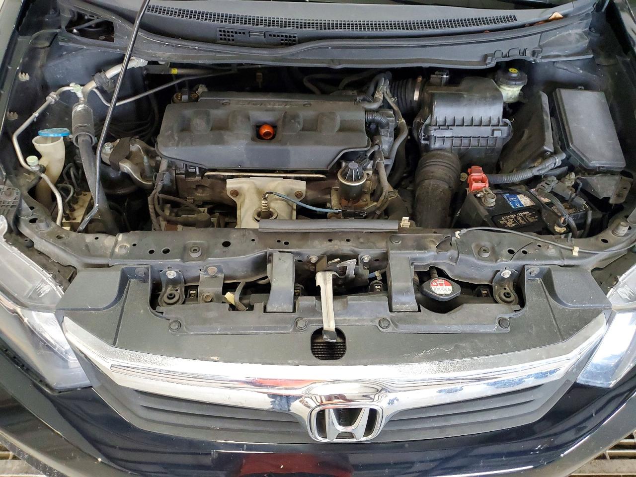 2012 Honda Civic Lx Black vin: 19XFB2F57CE083067