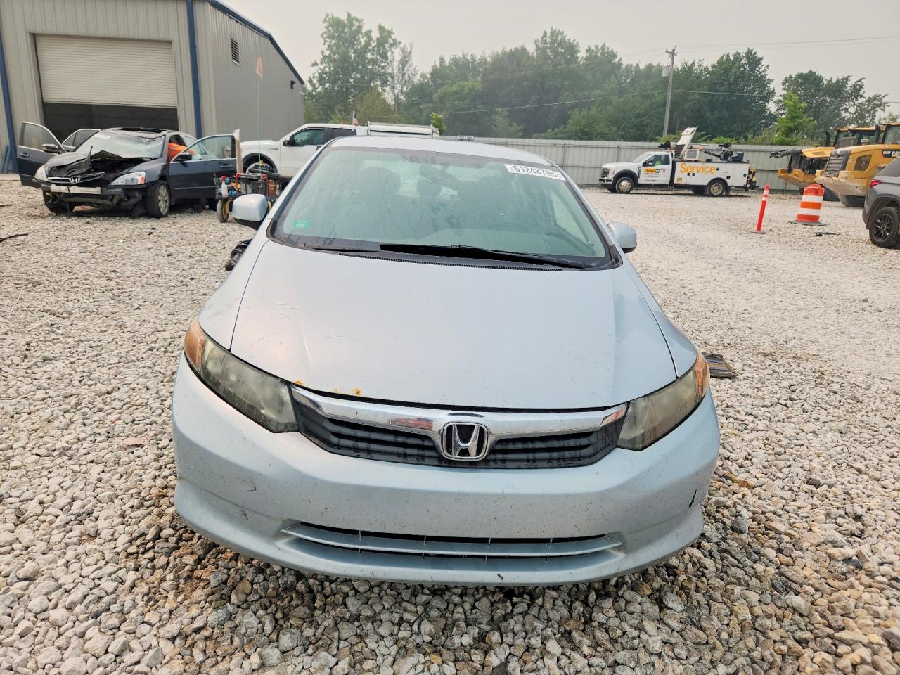 2012 Honda Civic Lx Blue vin: 19XFB2F57CE085353
