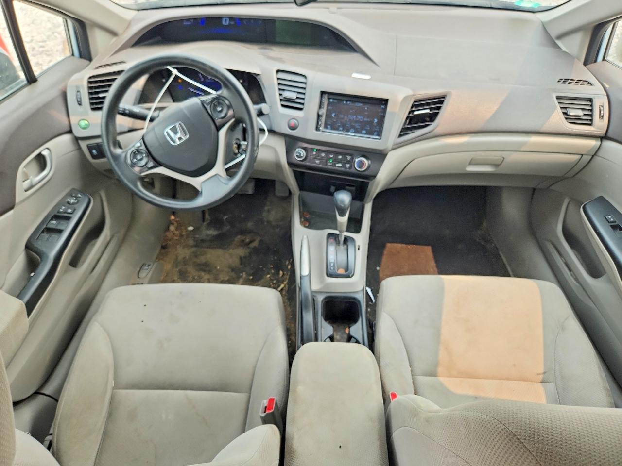 2012 Honda Civic Lx Blue vin: 19XFB2F57CE085353