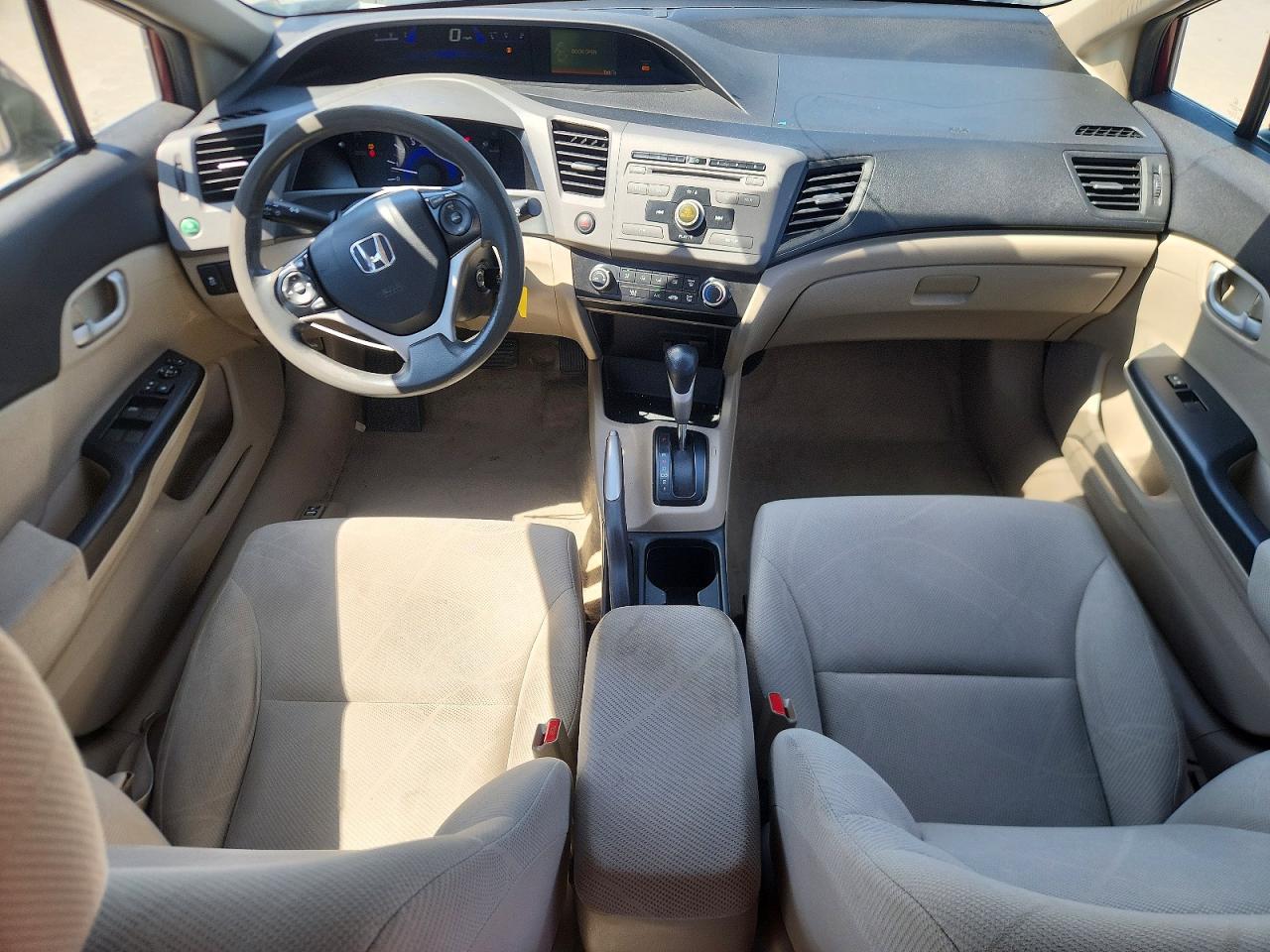 2012 Honda Civic Lx Maroon vin: 19XFB2F57CE089404