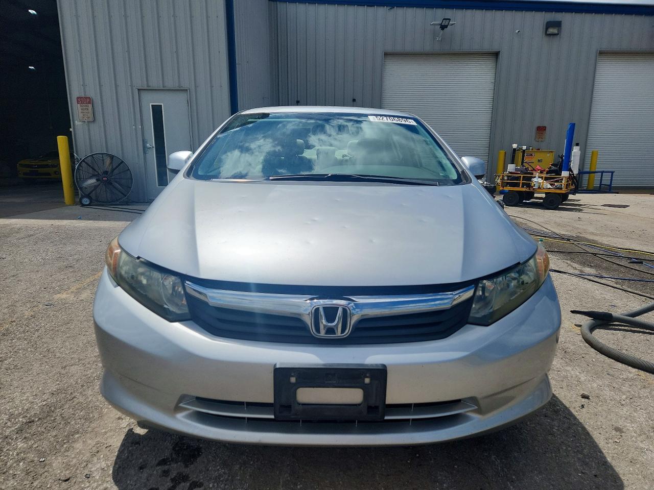 2012 Honda Civic Lx Silver vin: 19XFB2F57CE100417