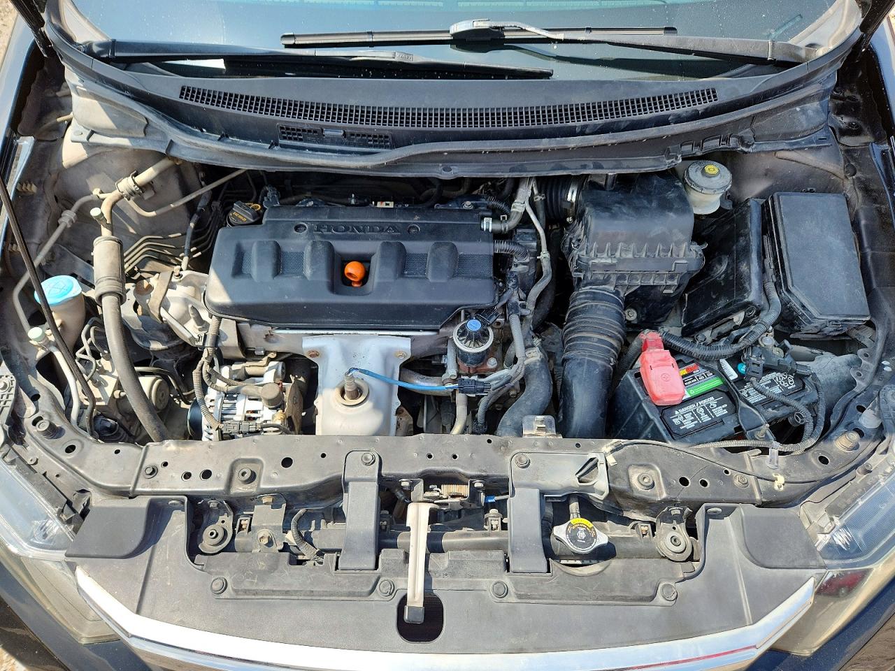 2012 Honda Civic Lx Black vin: 19XFB2F57CE107738