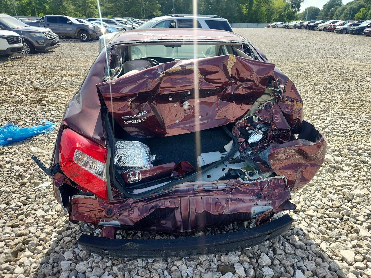2012 Honda Civic Lx Бордовый vin: 19XFB2F57CE108503