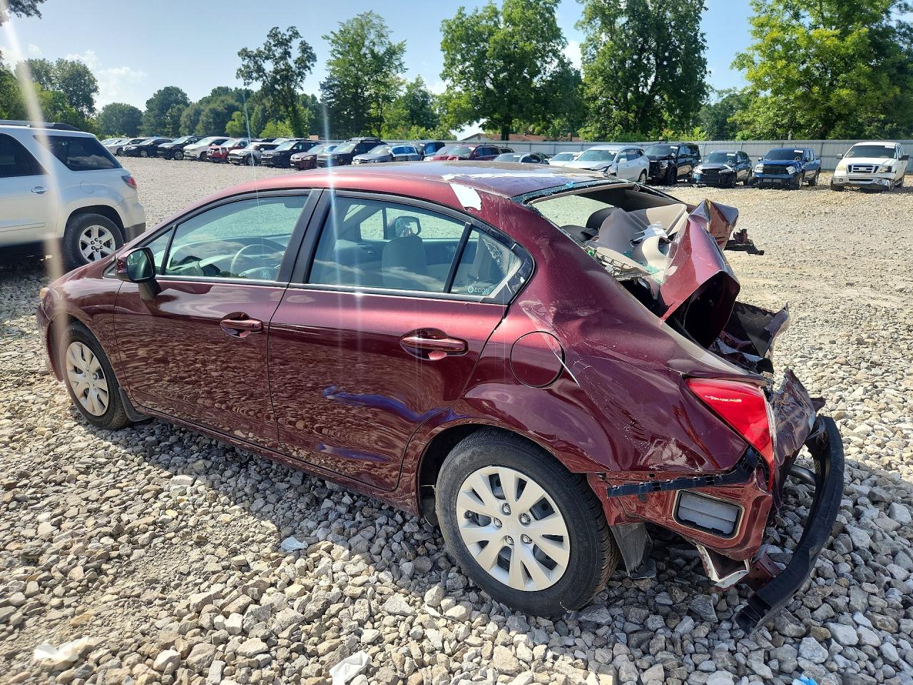 2012 Honda Civic Lx Бордовый vin: 19XFB2F57CE108503