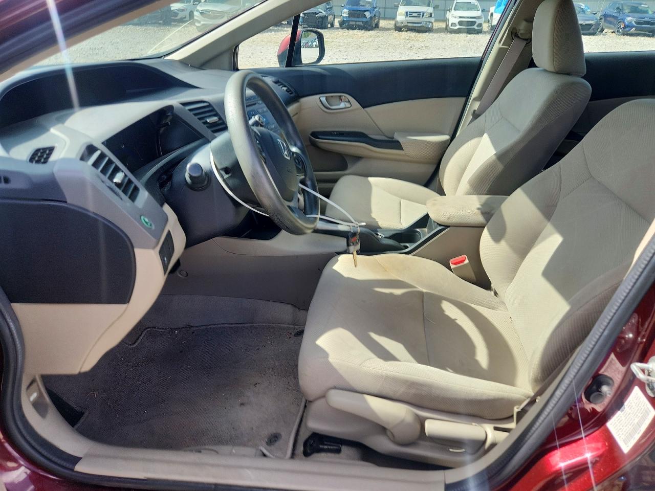 2012 Honda Civic Lx Бордовый vin: 19XFB2F57CE108503