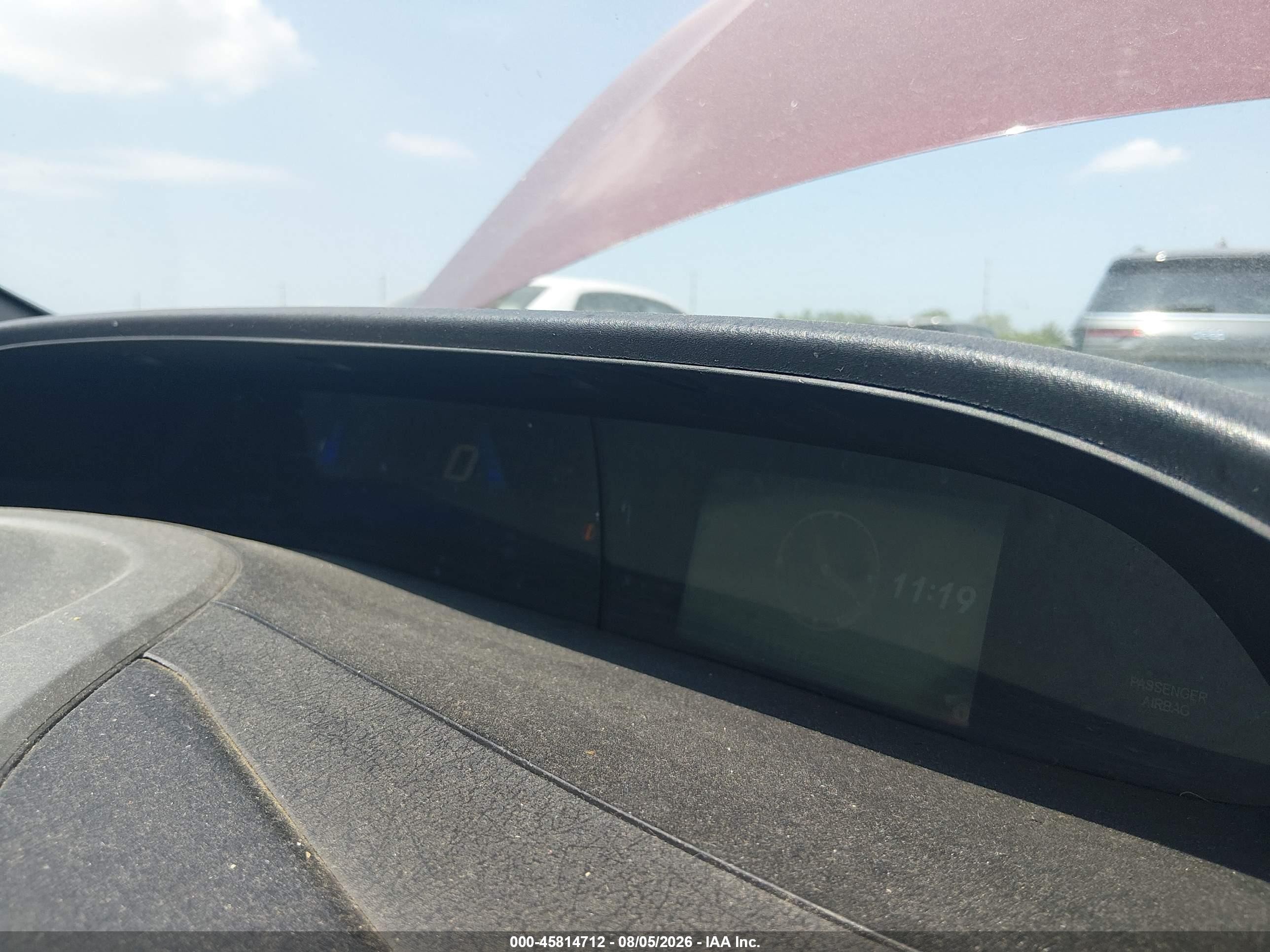 2012 Honda Civic Lx Burgundy vin: 19XFB2F57CE108968