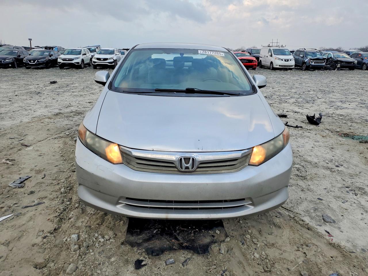 2012 Honda Civic Lx Silver vin: 19XFB2F57CE109960
