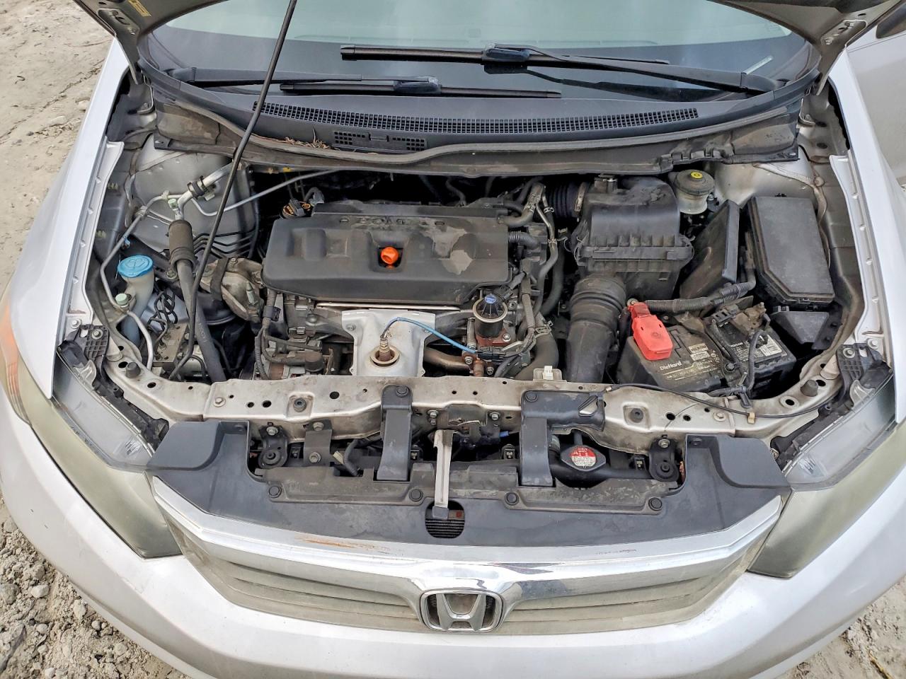 2012 Honda Civic Lx Silver vin: 19XFB2F57CE109960