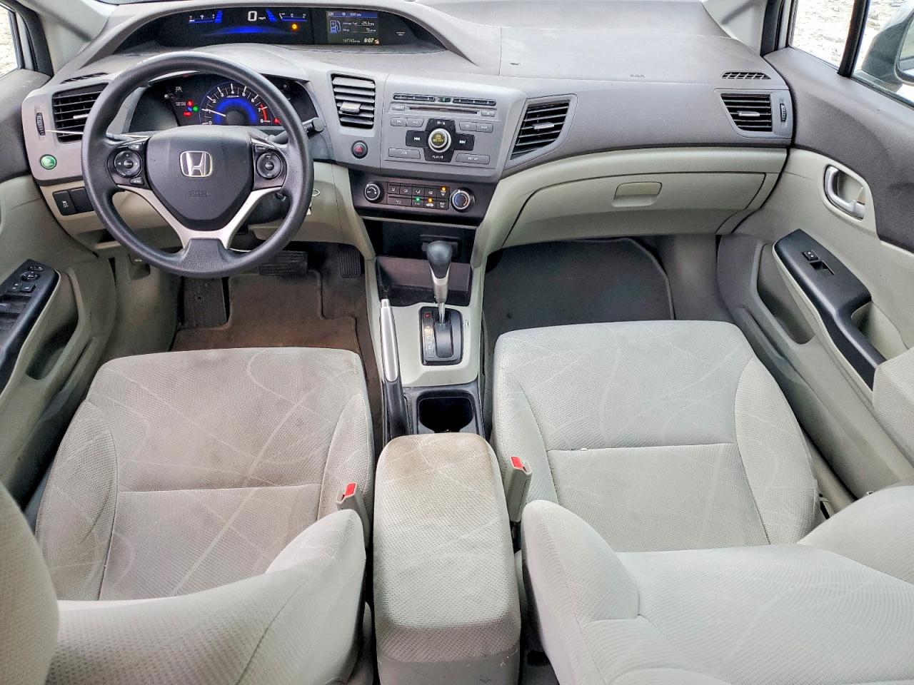 2012 Honda Civic Lx Silver vin: 19XFB2F57CE109960