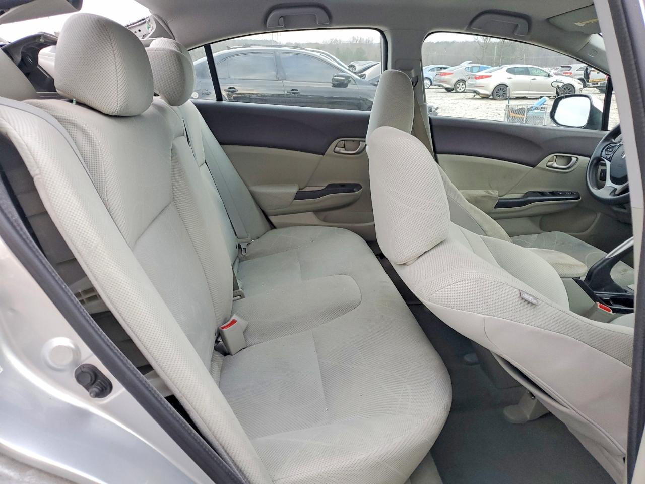 2012 Honda Civic Lx Silver vin: 19XFB2F57CE109960