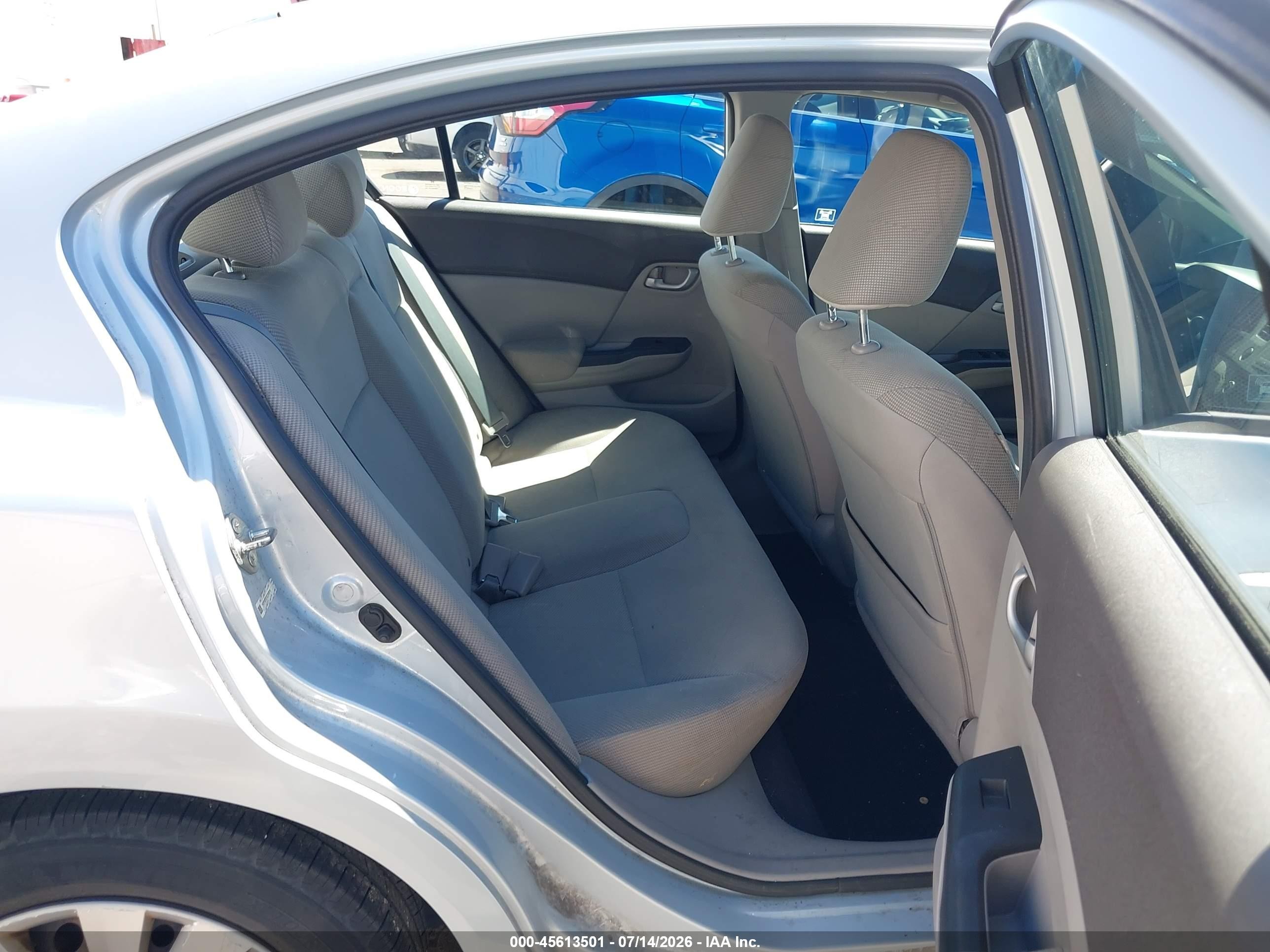 2012 Honda Civic Lx Silver vin: 19XFB2F57CE309916
