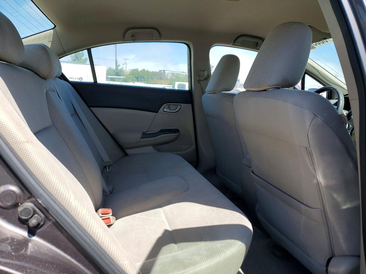 2012 Honda Civic Lx Gray vin: 19XFB2F57CE316476