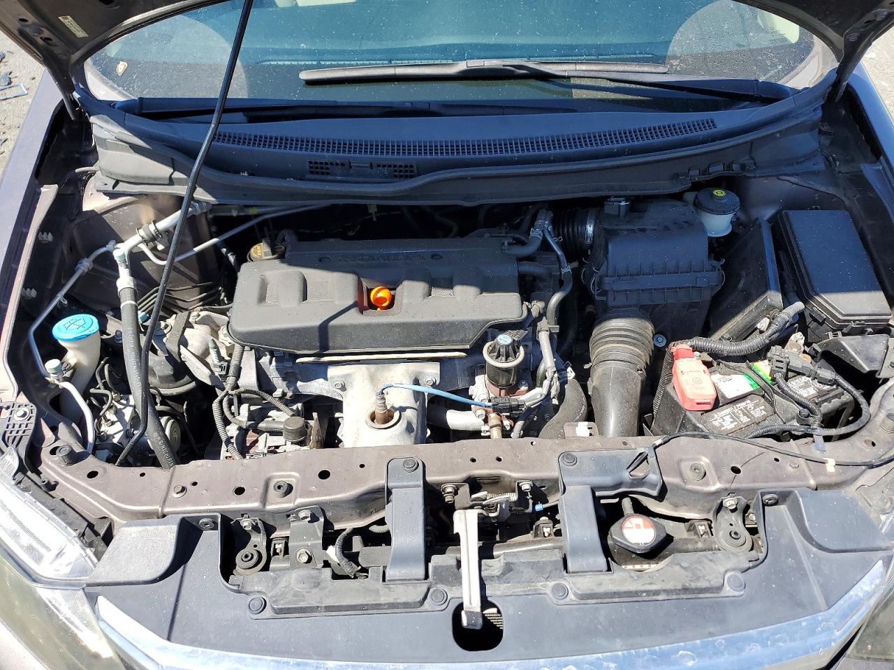 2012 Honda Civic Lx Gray vin: 19XFB2F57CE316476