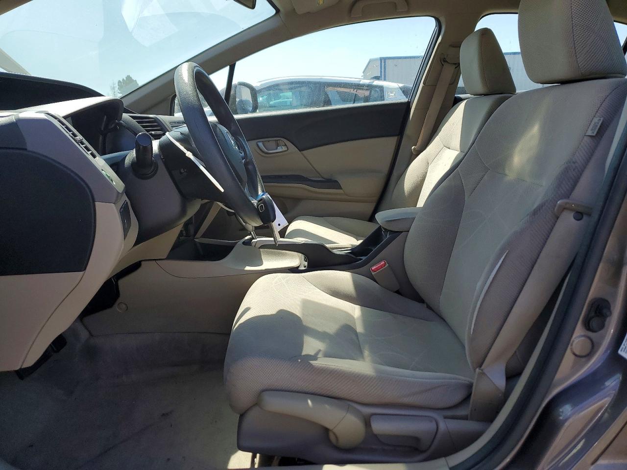 2012 Honda Civic Lx Gray vin: 19XFB2F57CE316476