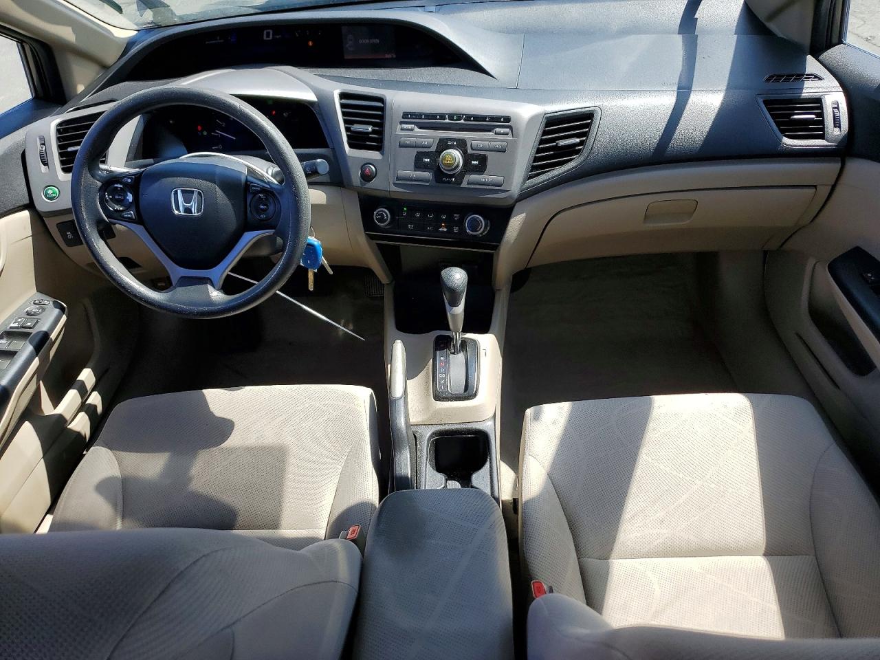 2012 Honda Civic Lx Gray vin: 19XFB2F57CE316476