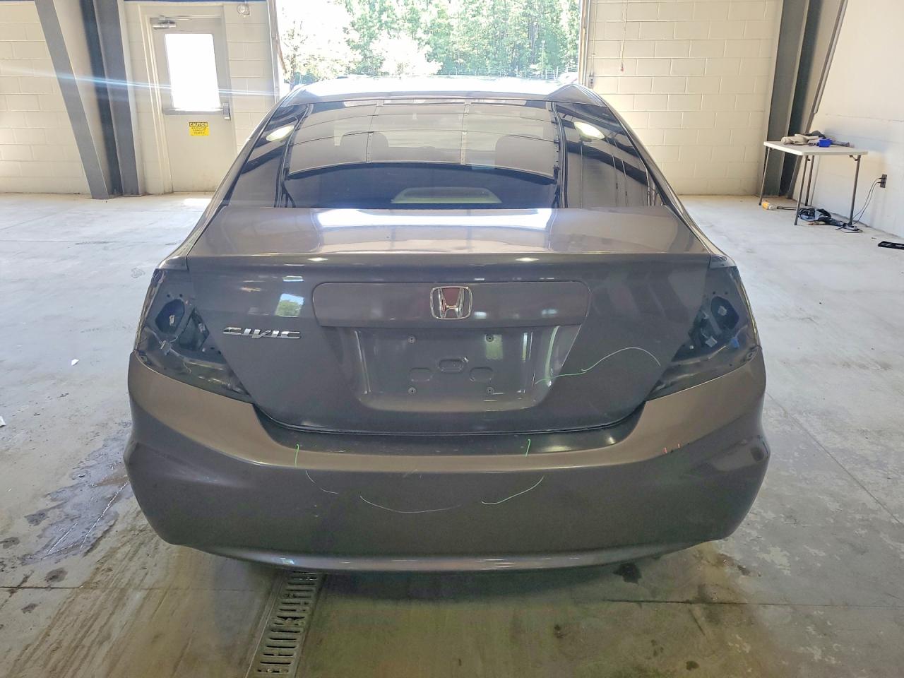 2012 Honda Civic Lx Gray vin: 19XFB2F57CE343418