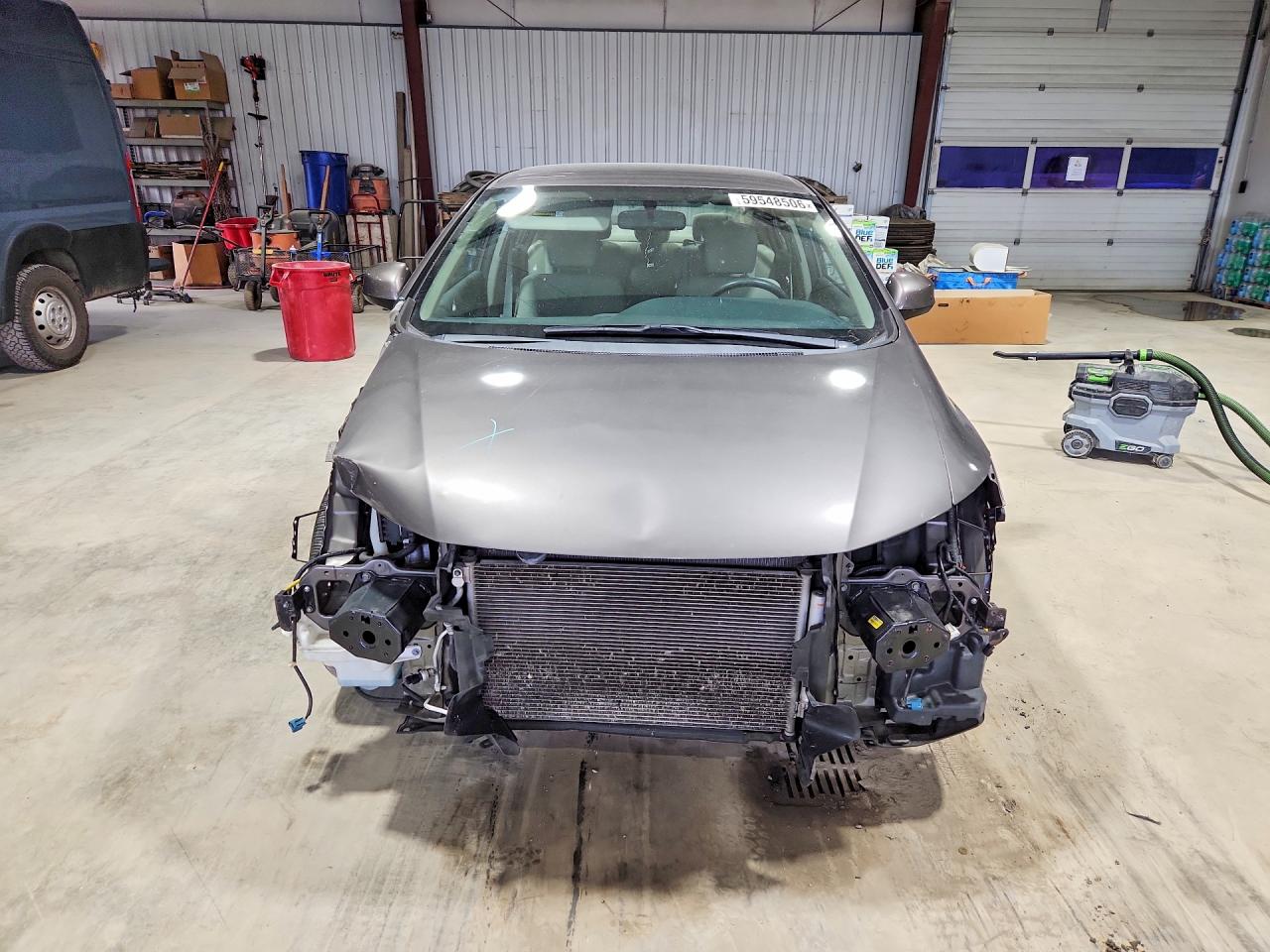 2012 Honda Civic Lx Gray vin: 19XFB2F57CE362082