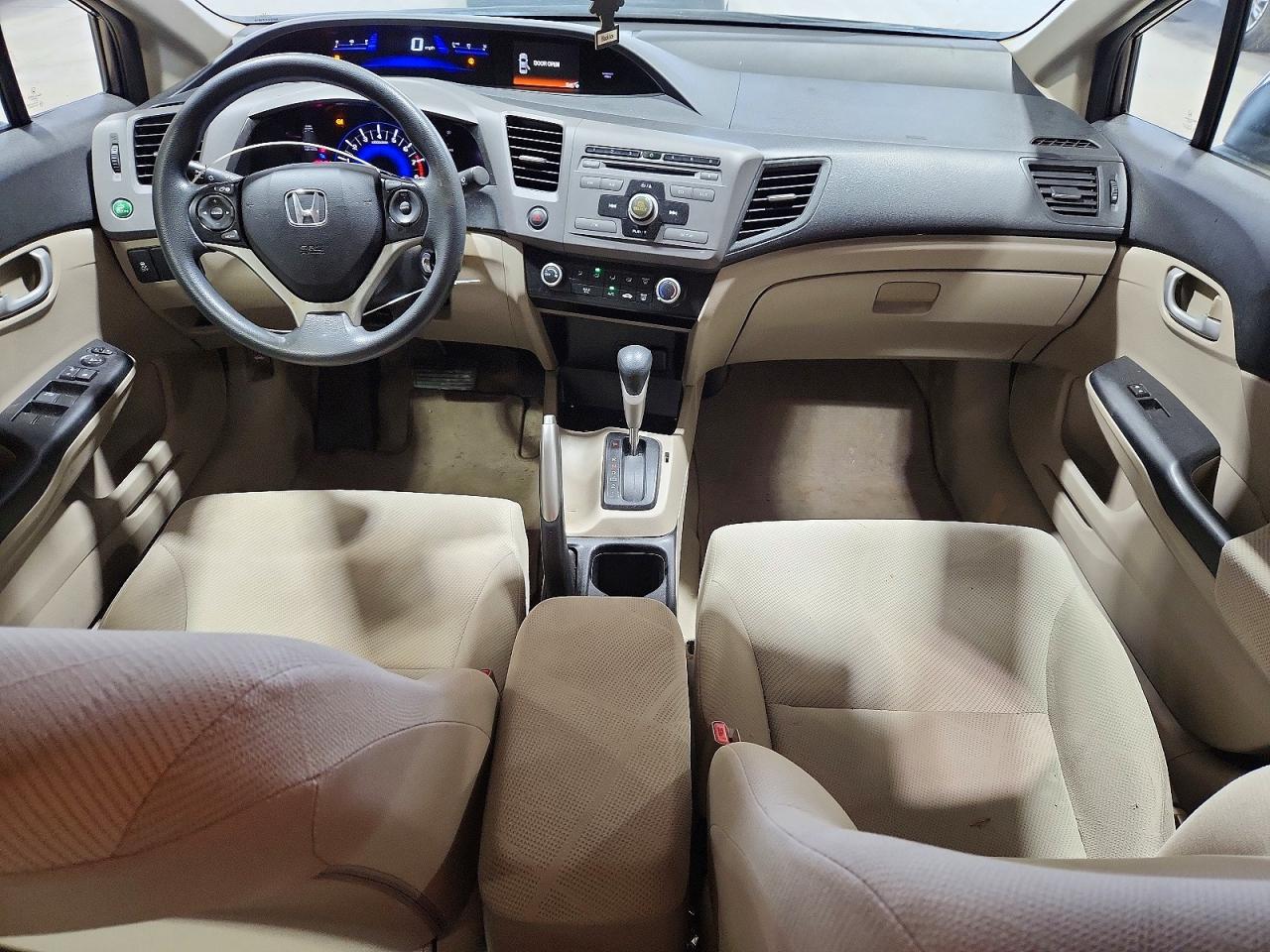 2012 Honda Civic Lx Gray vin: 19XFB2F57CE362082