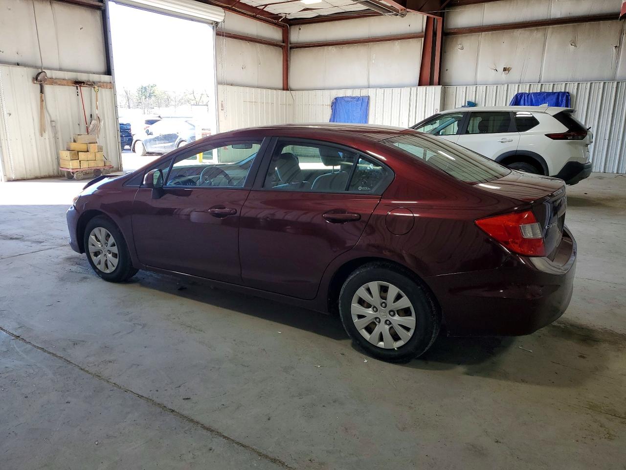 2012 Honda Civic Lx Бордовый vin: 19XFB2F57CE371266
