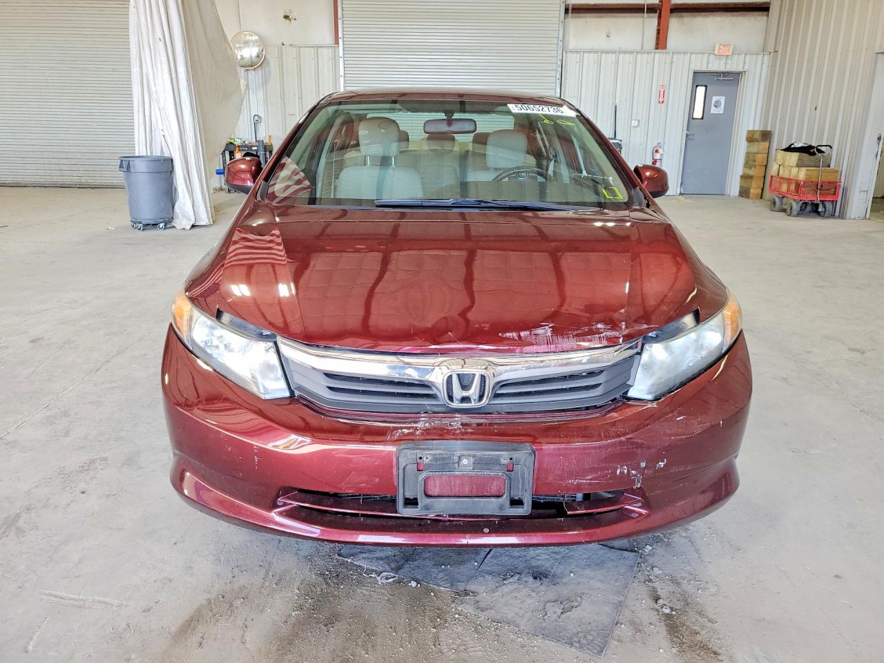 2012 Honda Civic Lx Бордовый vin: 19XFB2F57CE371266