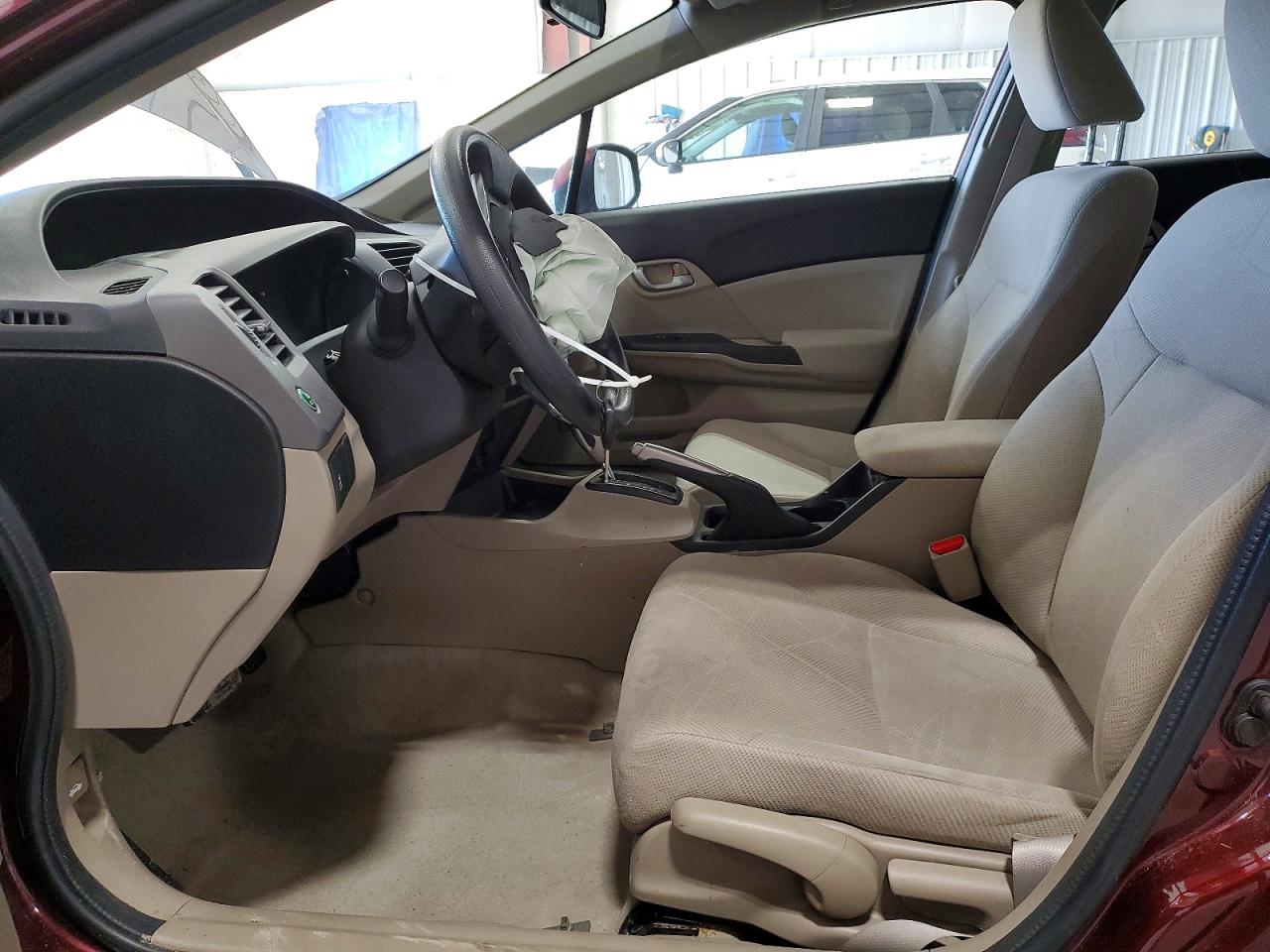 2012 Honda Civic Lx Бордовый vin: 19XFB2F57CE371266
