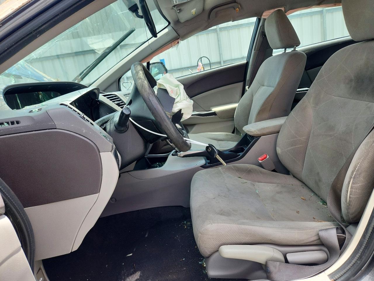 2012 Honda Civic Lx Silver vin: 19XFB2F57CE377665